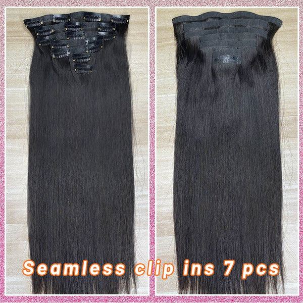 Straight Clip In Extentions